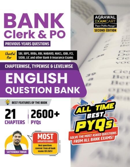 Examcart Bank Clerk & PO English Question Bank Book By Satyendra Tiwari