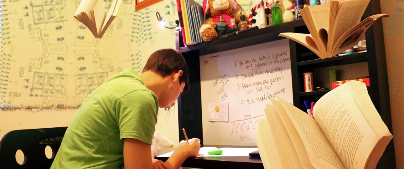 Students preparing for government exams 2025 with books and study materials